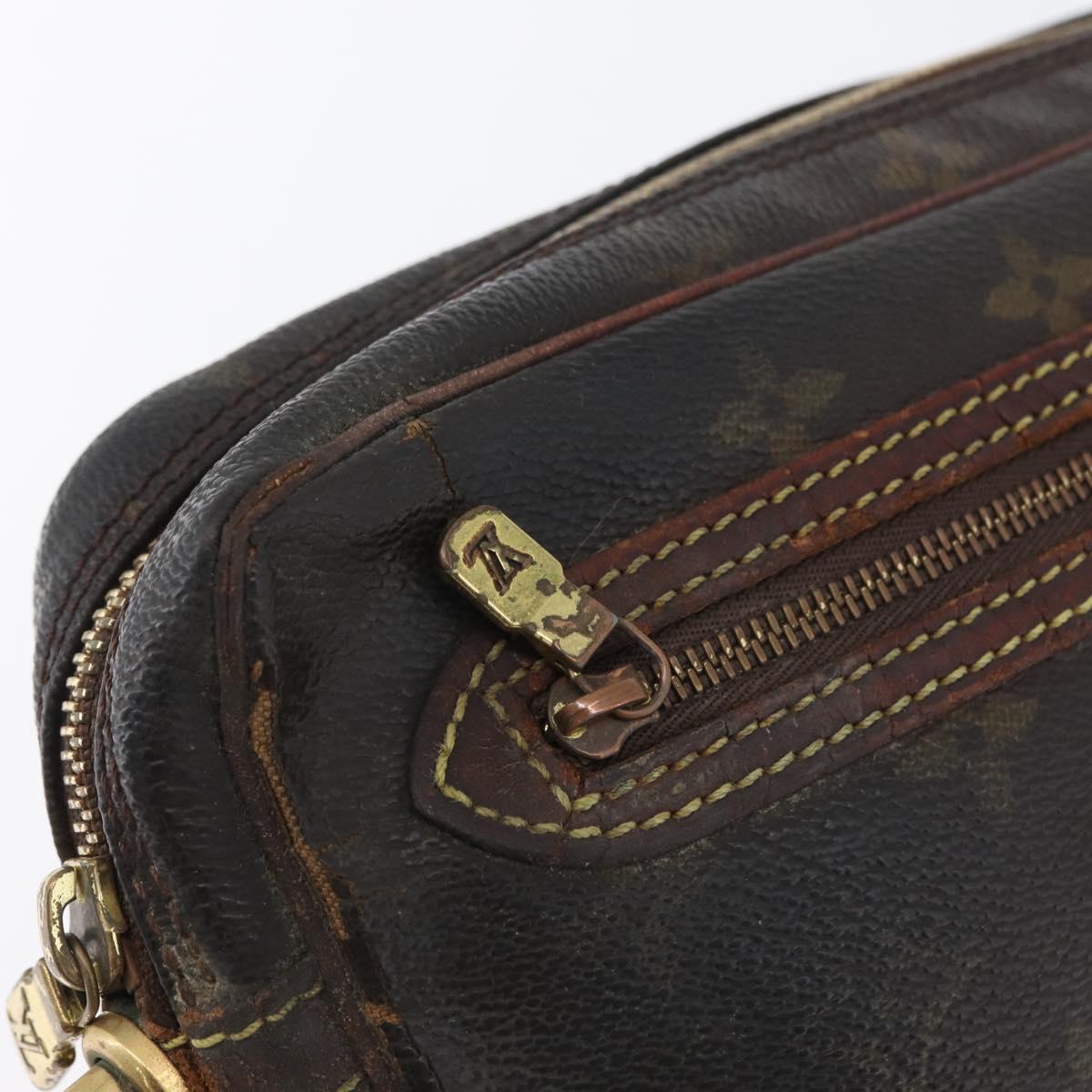 LOUIS VUITTON Monogram Marly Dragonne GM Clutch Bag M51825 LV Auth BA11061