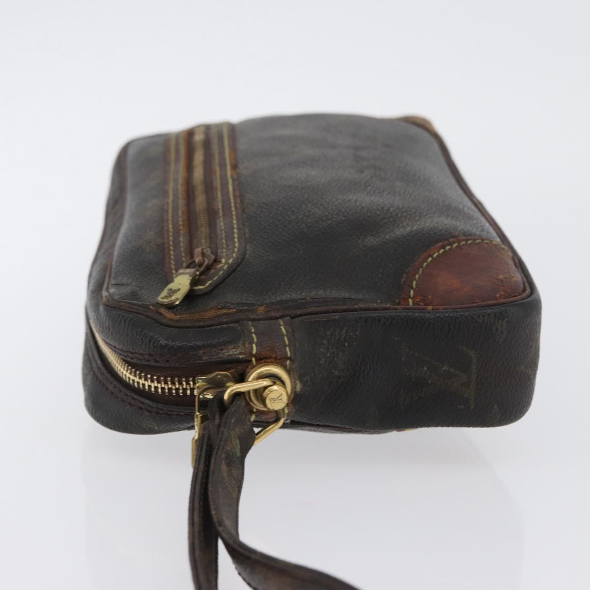 LOUIS VUITTON Monogram Marly Dragonne GM Clutch Bag M51825 LV Auth BA11061