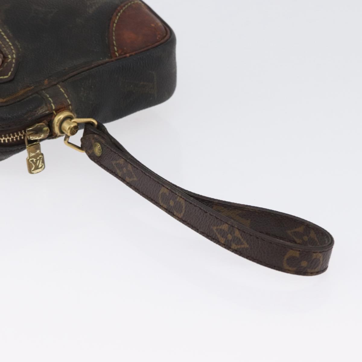 LOUIS VUITTON Monogram Marly Dragonne GM Clutch Bag M51825 LV Auth BA11061