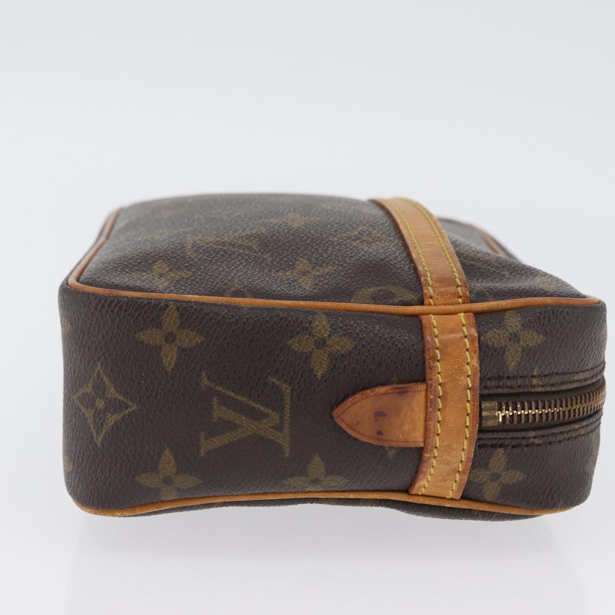 LOUIS VUITTON Monogram Compiegne 23 Clutch Bag M51847 LV Auth BA11065