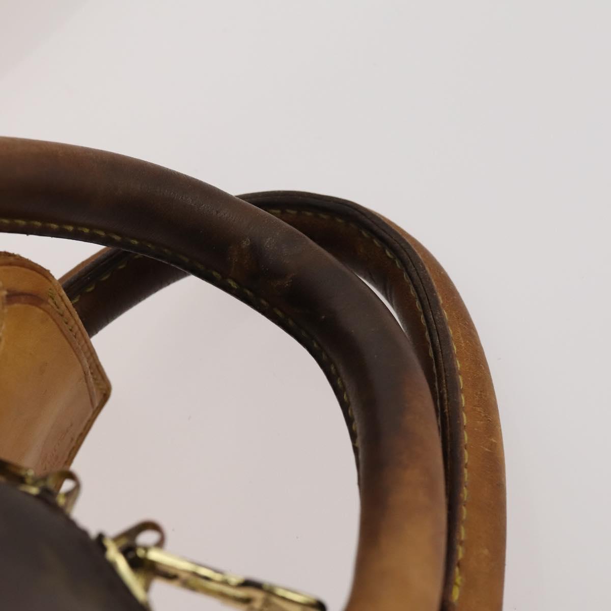 LOUIS VUITTON Monogram Keepall Bandouliere 55 Boston Bag M41414 LV Auth BA11072