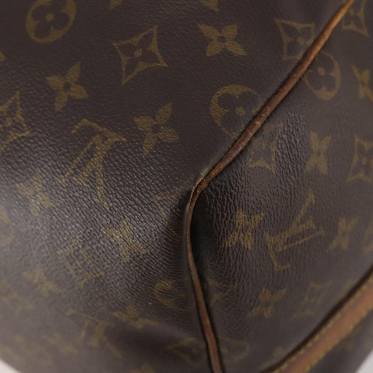 LOUIS VUITTON Monogram Keepall Bandouliere 55 Boston Bag M41414 LV Auth BA11072
