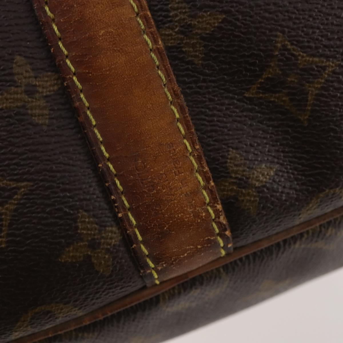LOUIS VUITTON Monogram Keepall Bandouliere 55 Boston Bag M41414 LV Auth BA11072