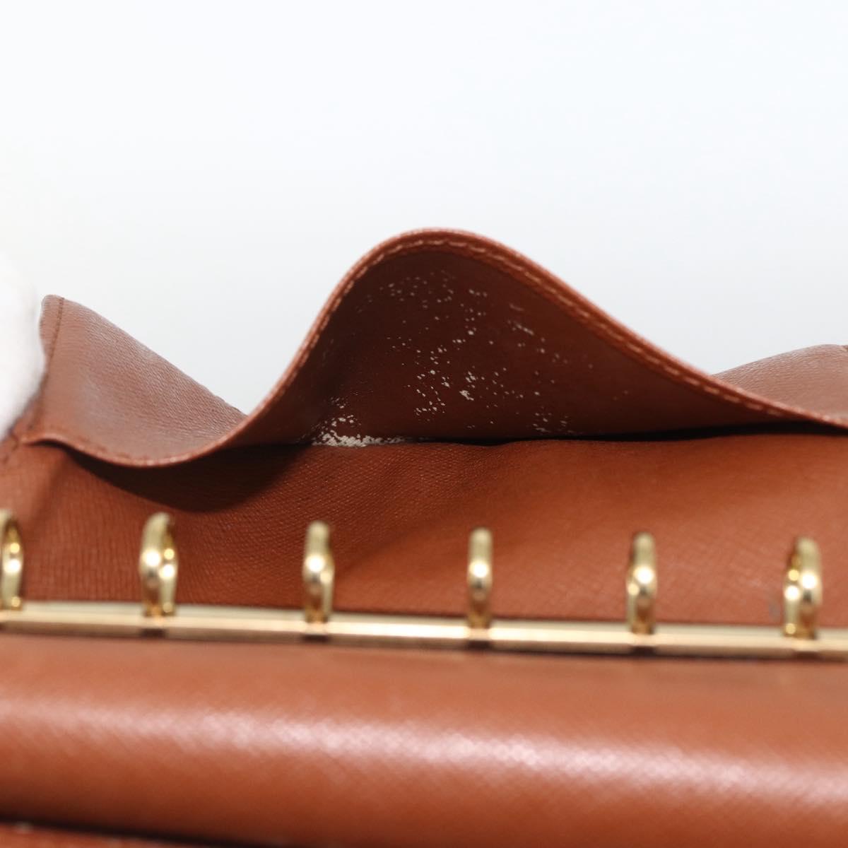 LOUIS VUITTON Monogram Agenda PM Day Planner Cover R20005 LV Auth BA11076
