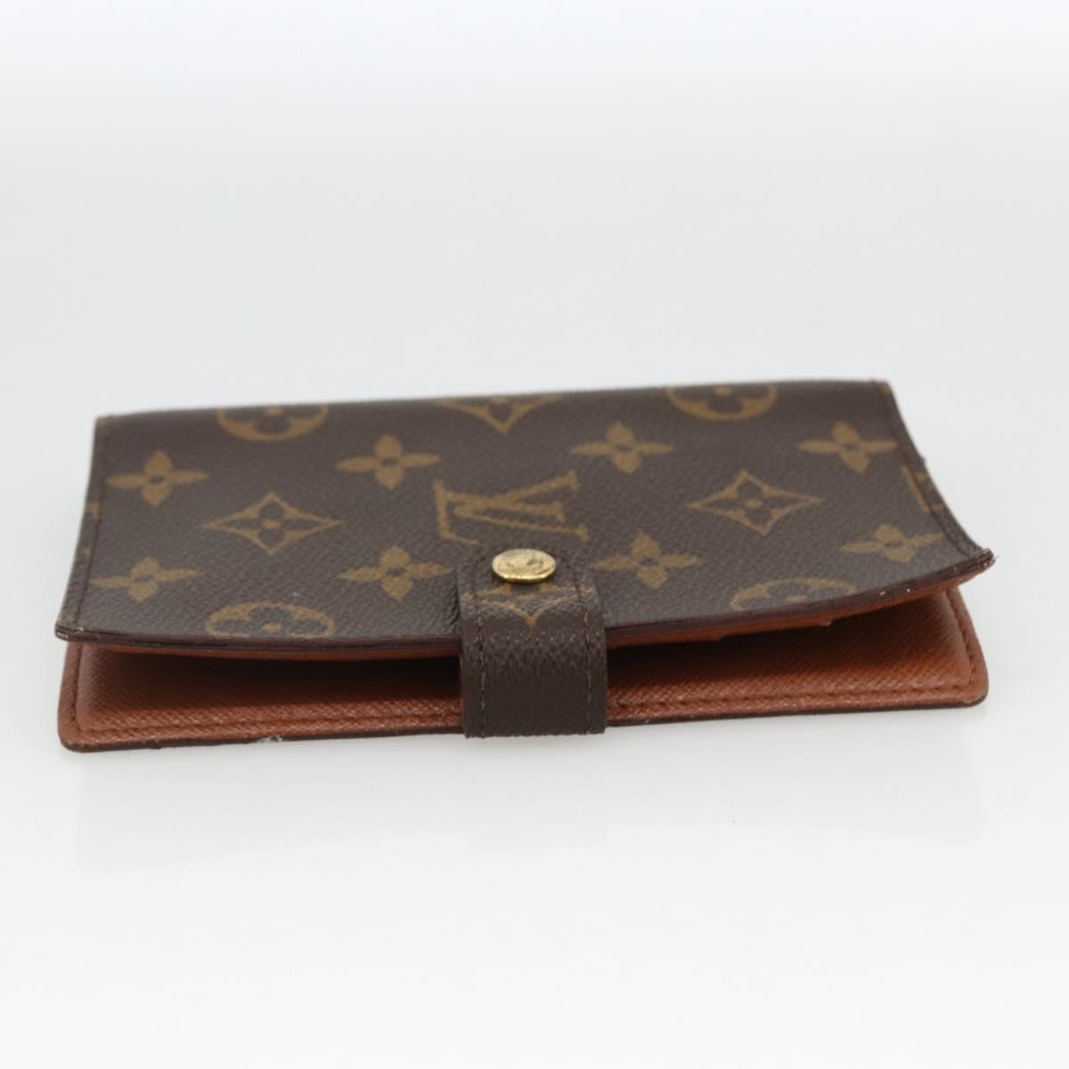 LOUIS VUITTON Monogram Agenda PM Day Planner Cover R20005 LV Auth BA11076
