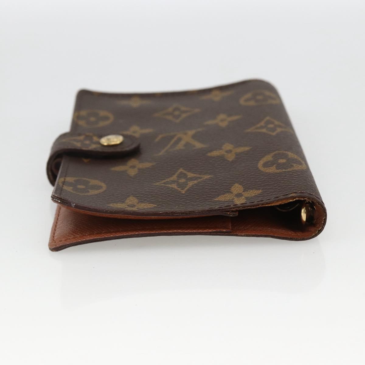 LOUIS VUITTON Monogram Agenda PM Day Planner Cover R20005 LV Auth BA11076