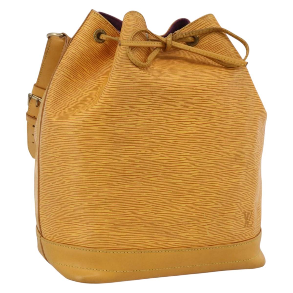 LOUIS VUITTON Epi Noe Shoulder Bag Tassili Yellow M44009 LV Auth BA11095