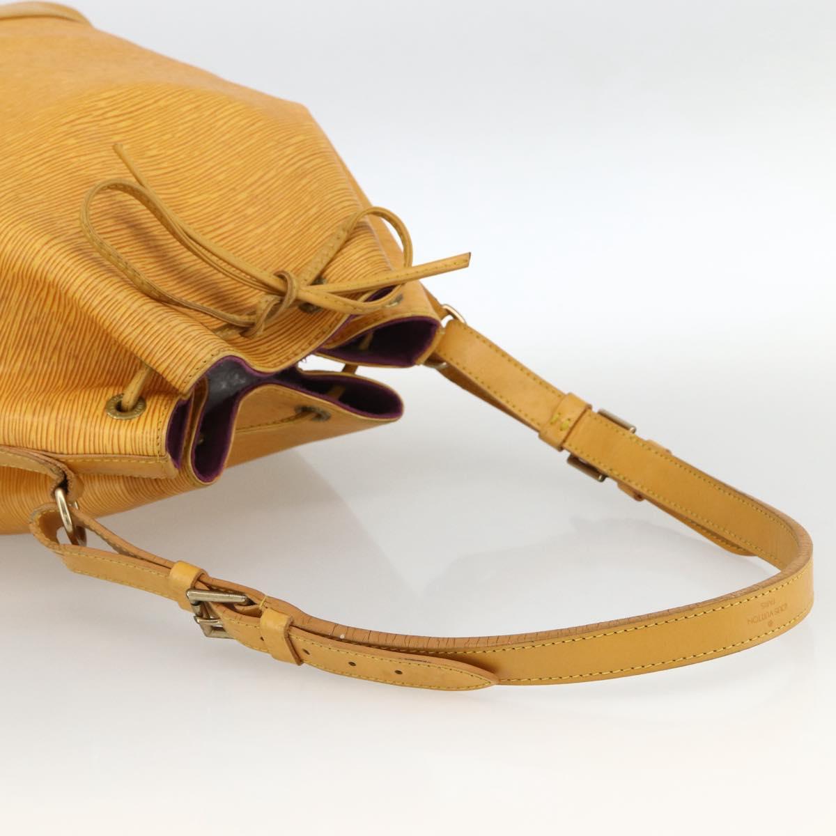 LOUIS VUITTON Epi Noe Shoulder Bag Tassili Yellow M44009 LV Auth BA11095