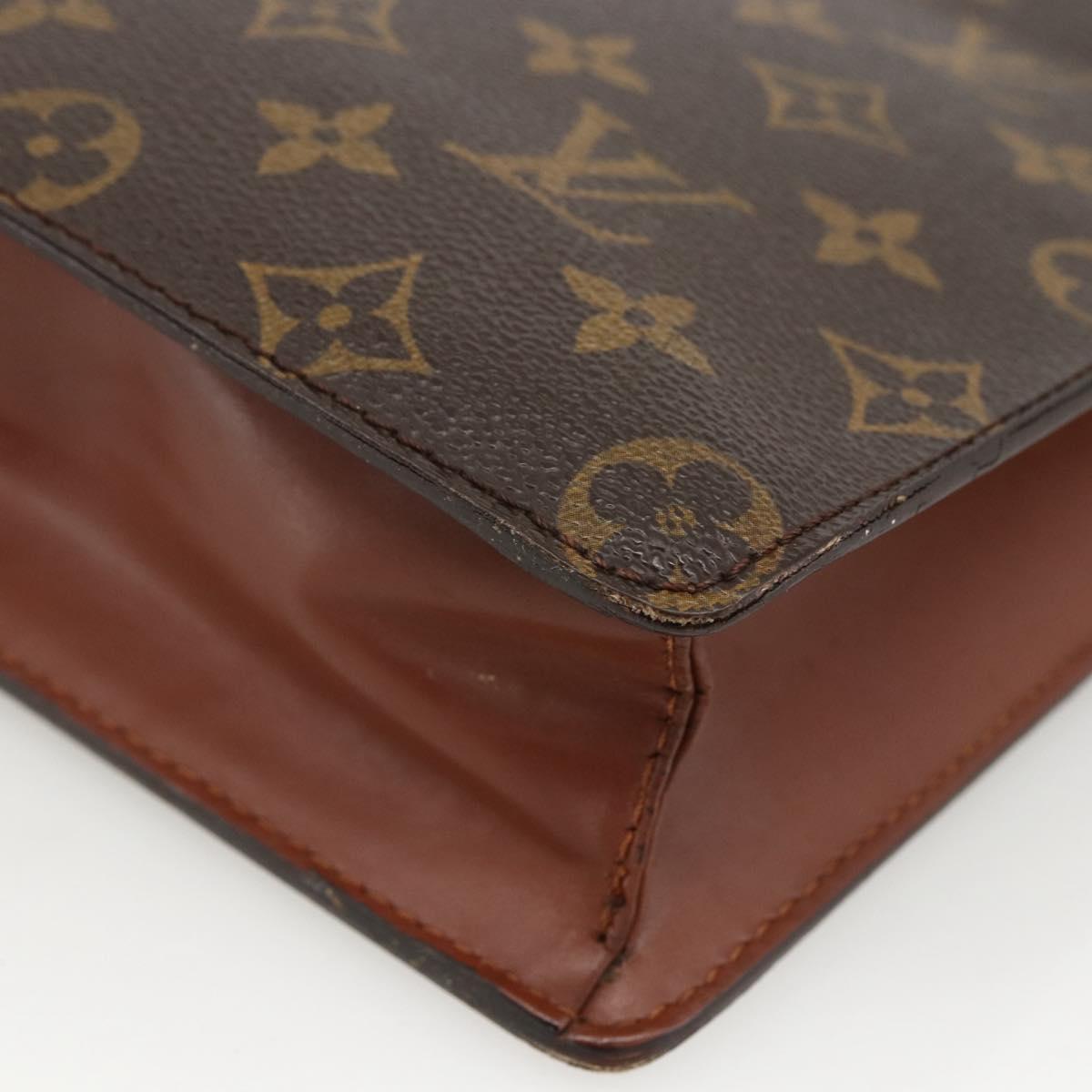 LOUIS VUITTON Monogram Pochette Homme Clutch Bag M51795 LV Auth BA11096