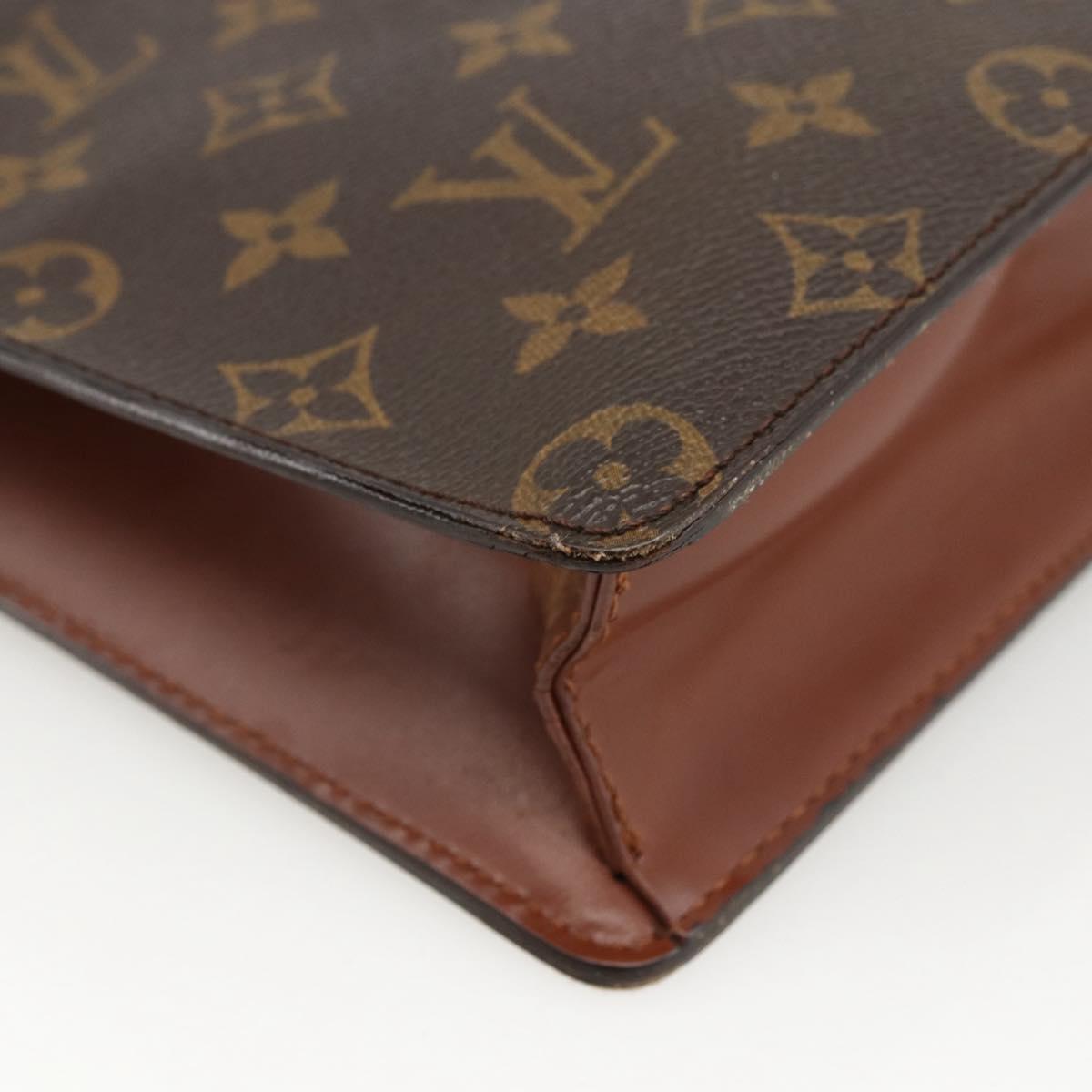 LOUIS VUITTON Monogram Pochette Homme Clutch Bag M51795 LV Auth BA11096