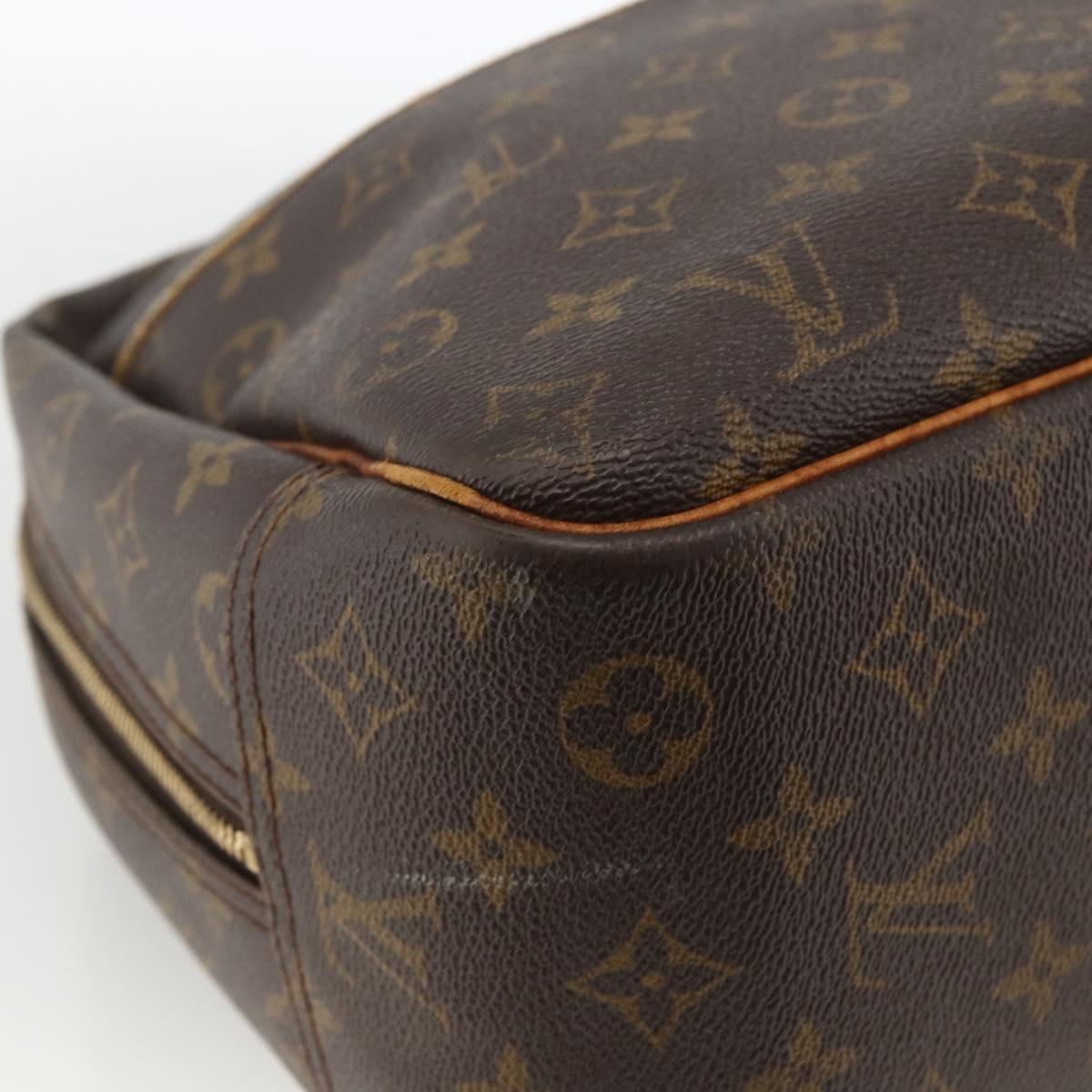 LOUIS VUITTON Monogram Deauville Hand Bag M47270 LV Auth BA11099
