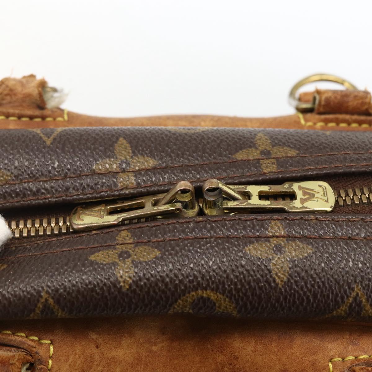 LOUIS VUITTON Monogram Deauville Hand Bag M47270 LV Auth BA11099