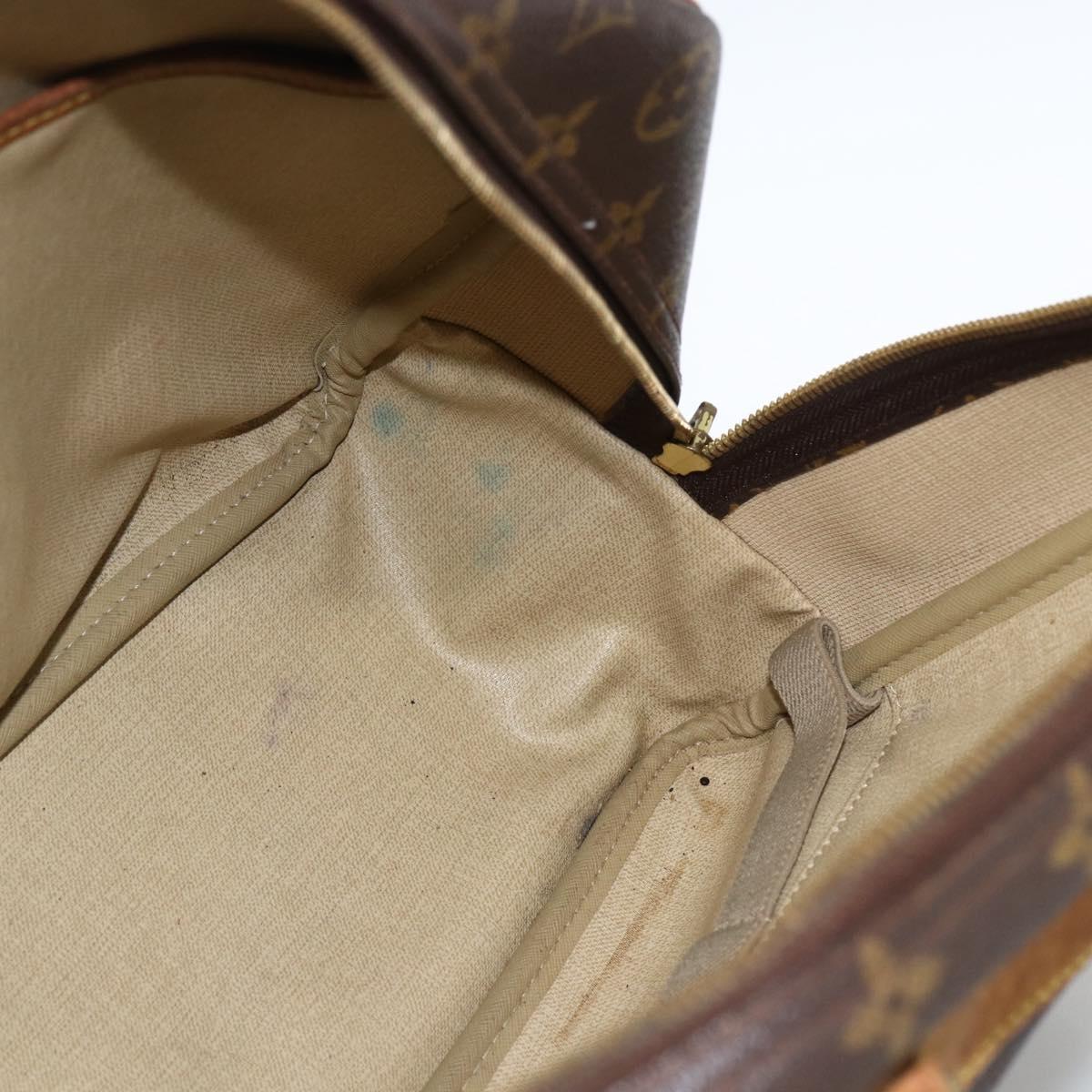 LOUIS VUITTON Monogram Deauville Hand Bag M47270 LV Auth BA11099