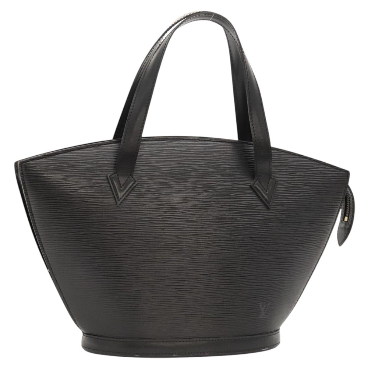 LOUIS VUITTON Epi Saint Jacques Shoulder Bag Black M50042 LV Auth BA1110