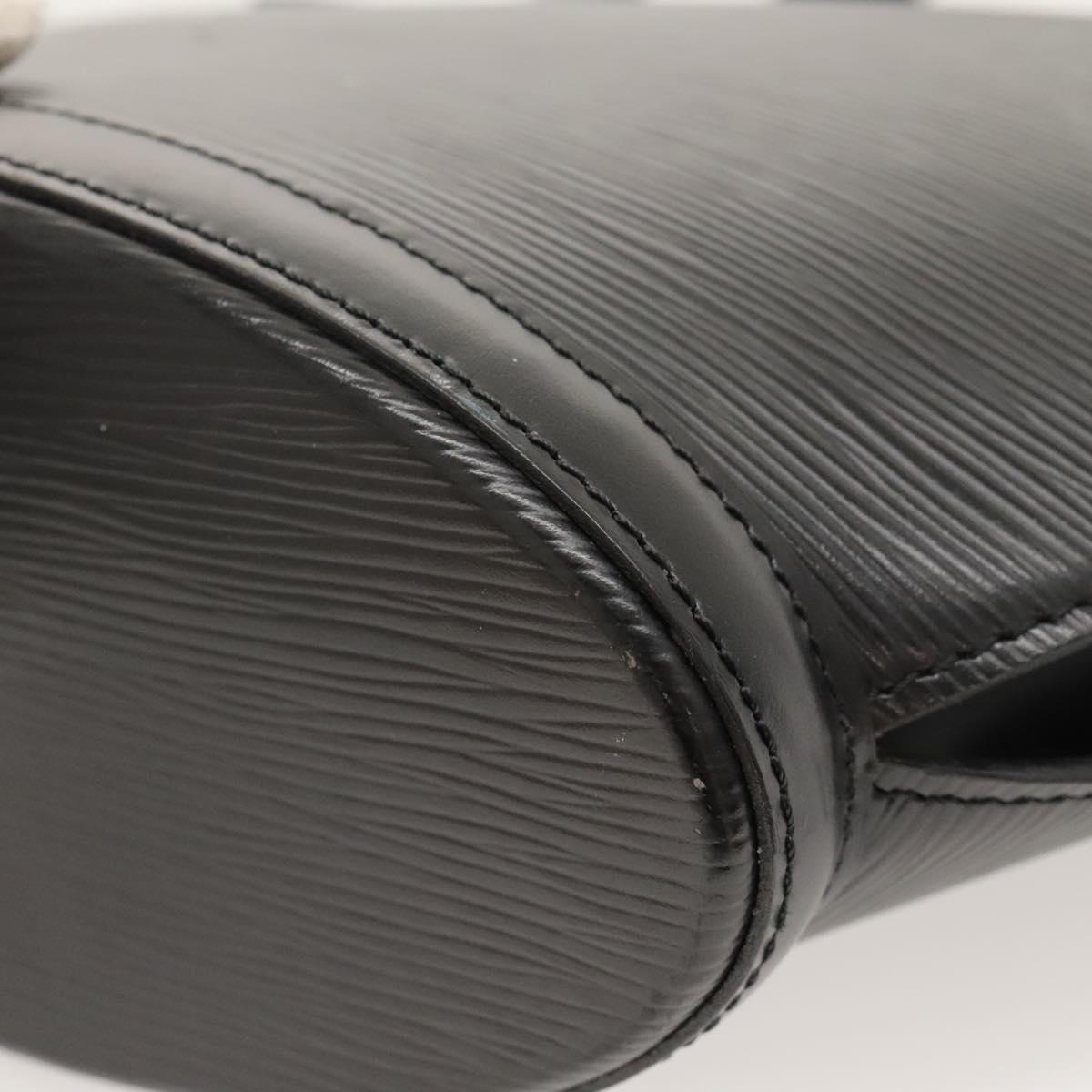 LOUIS VUITTON Epi Saint Jacques Shoulder Bag Black M50042 LV Auth BA1110