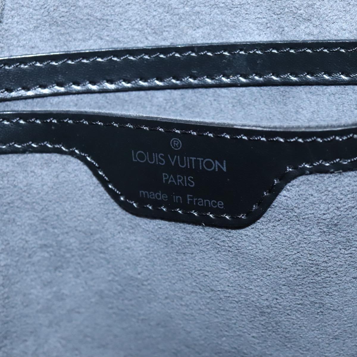 LOUIS VUITTON Epi Saint Jacques Shoulder Bag Black M50042 LV Auth BA1110