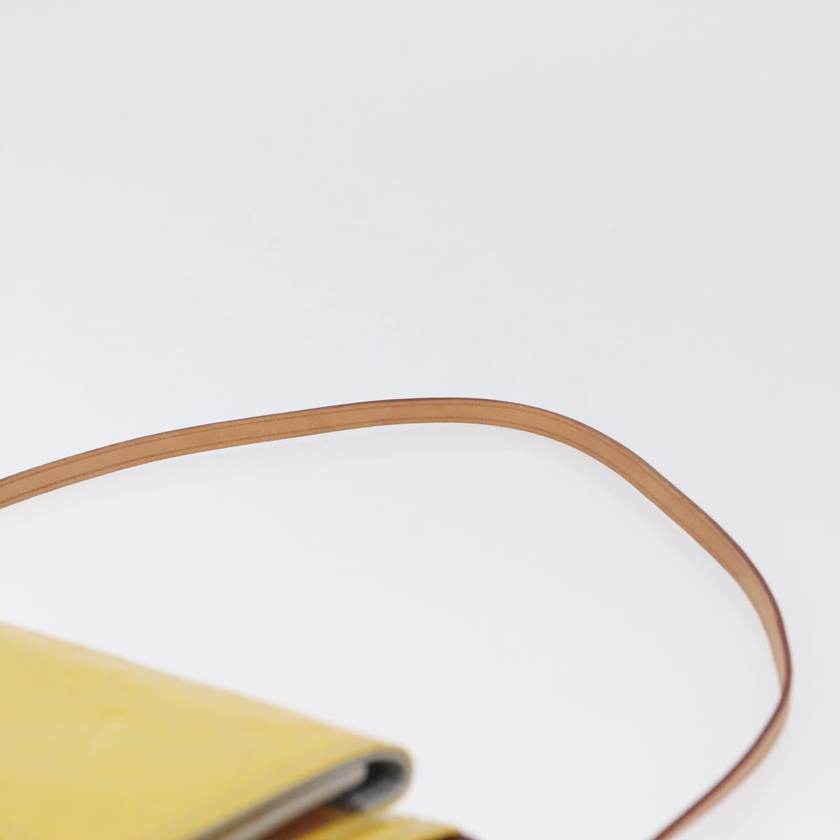 LOUIS VUITTON Monogram Vernis Motto Accessory Pouch Gris M91030 LV Auth BA11103
