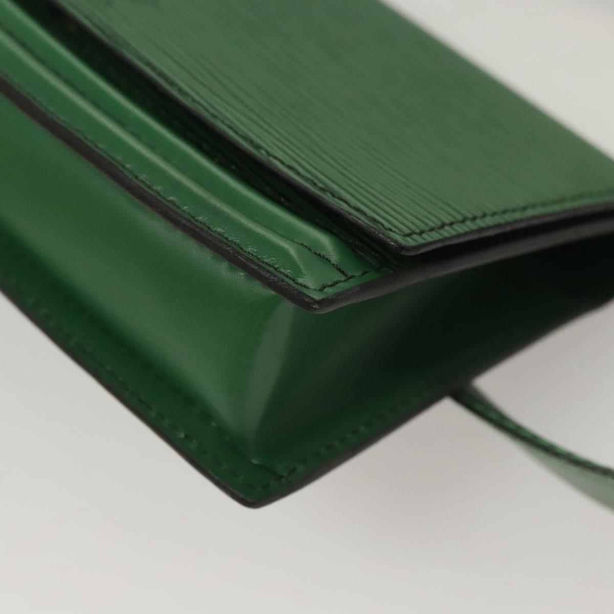 LOUIS VUITTON Epi Pochette Ceinture Tilshit Waist Bag Green M52604 Auth BA1111
