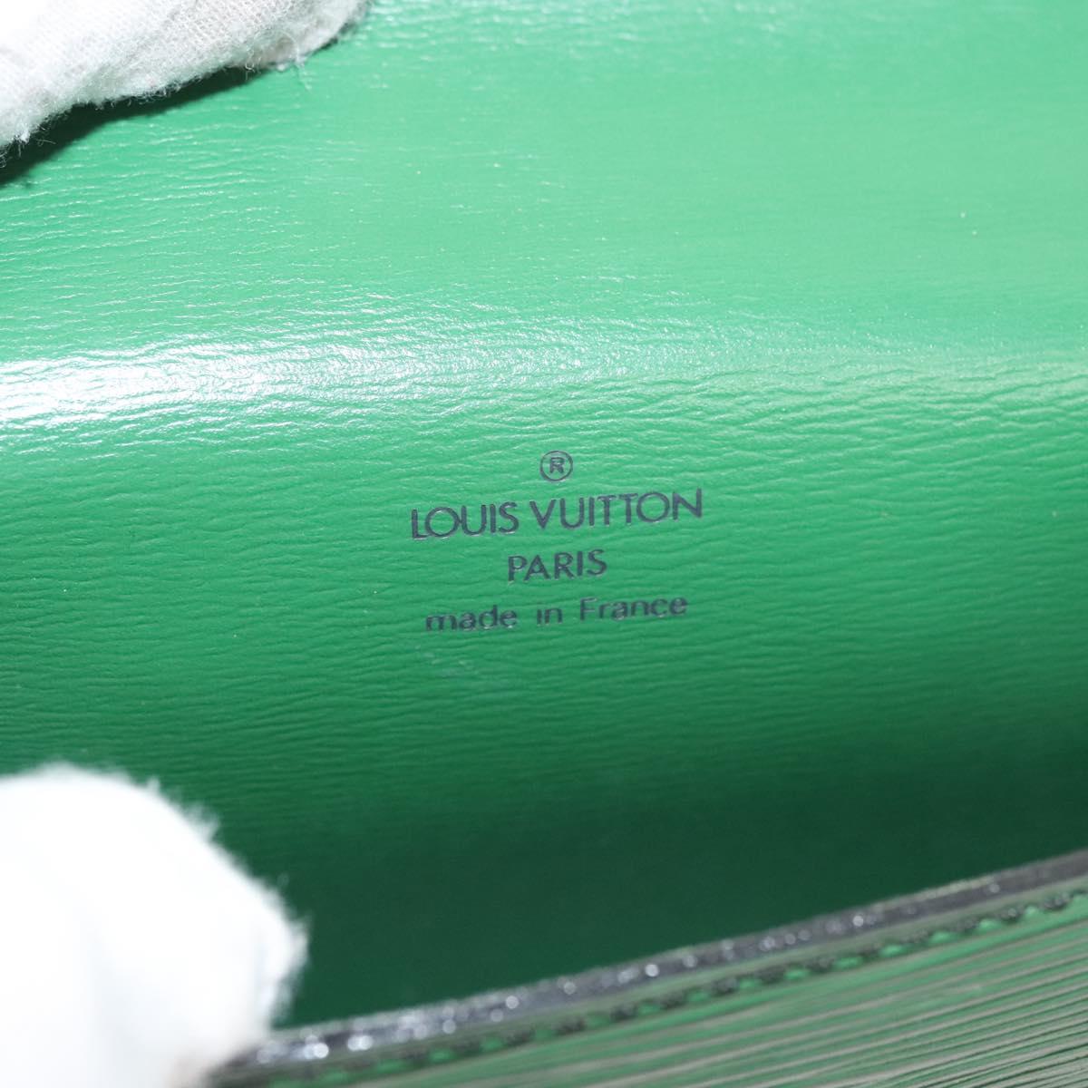 LOUIS VUITTON Epi Pochette Ceinture Tilshit Waist Bag Green M52604 Auth BA1111