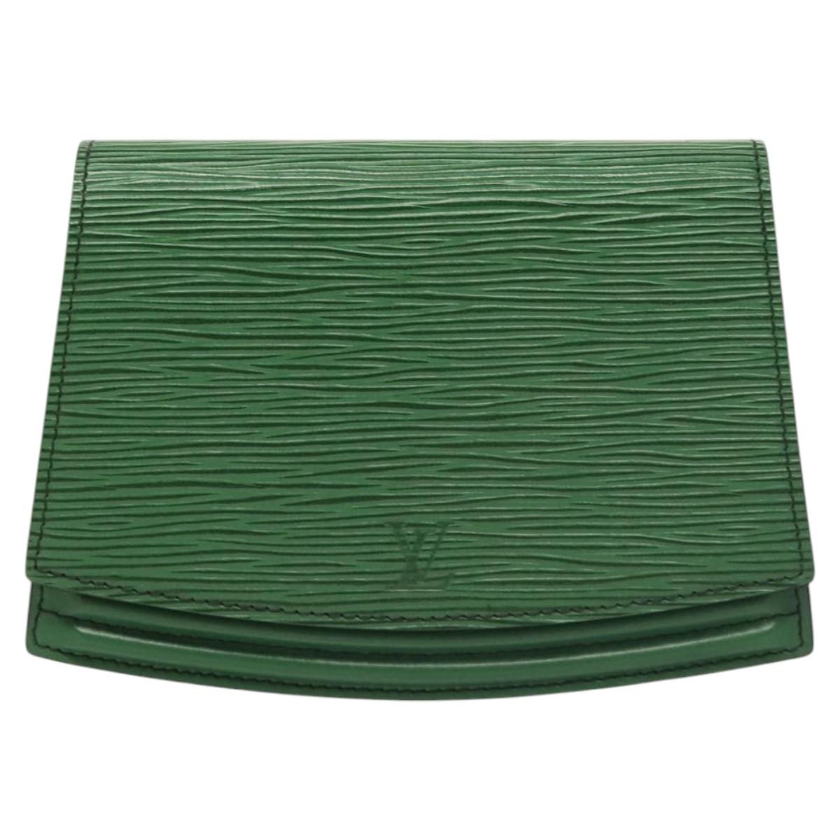 LOUIS VUITTON Epi Pochette Ceinture Tilshit Waist Bag Green M52604 Auth BA1111