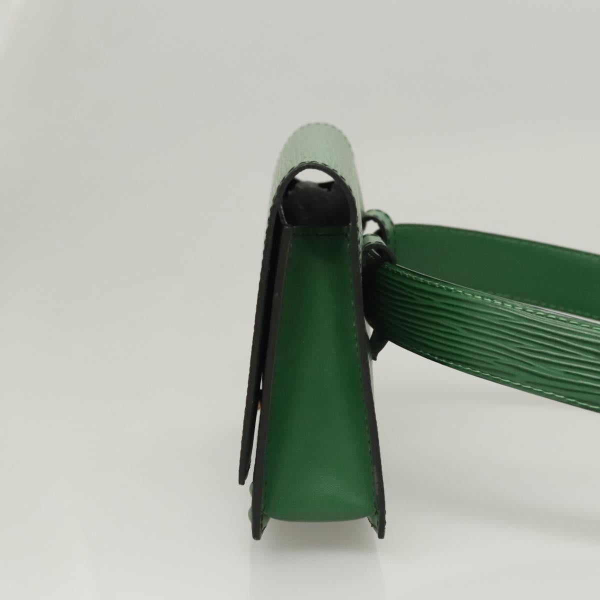LOUIS VUITTON Epi Pochette Ceinture Tilshit Waist Bag Green M52604 Auth BA1111
