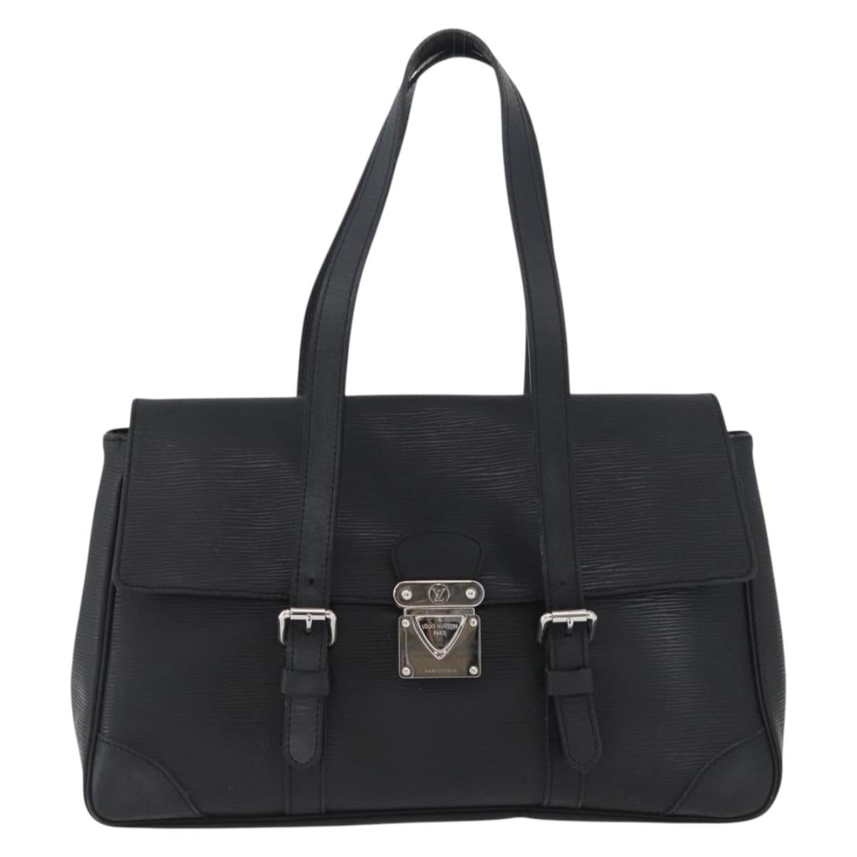 LOUIS VUITTON Epi Segur MM Hand Bag Black M58862 LV Auth BA11114