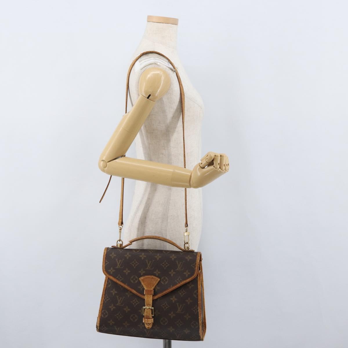 LOUIS VUITTON Monogram Bel Air Hand Bag 2way M51122 LV Auth BA11121