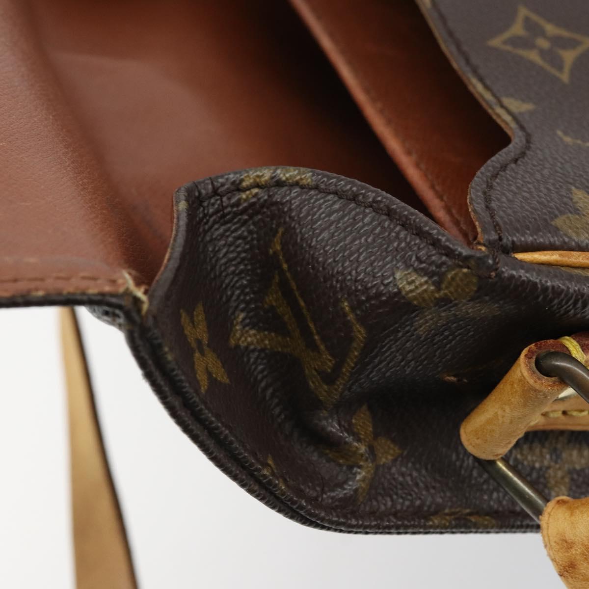 LOUIS VUITTON Monogram Cartouchiere MM Shoulder Bag M51253 LV Auth BA11124