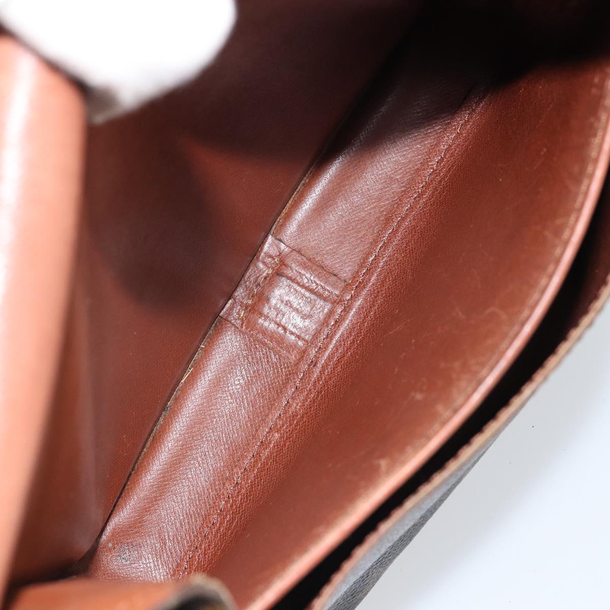 LOUIS VUITTON Monogram Cartouchiere MM Shoulder Bag M51253 LV Auth BA11124