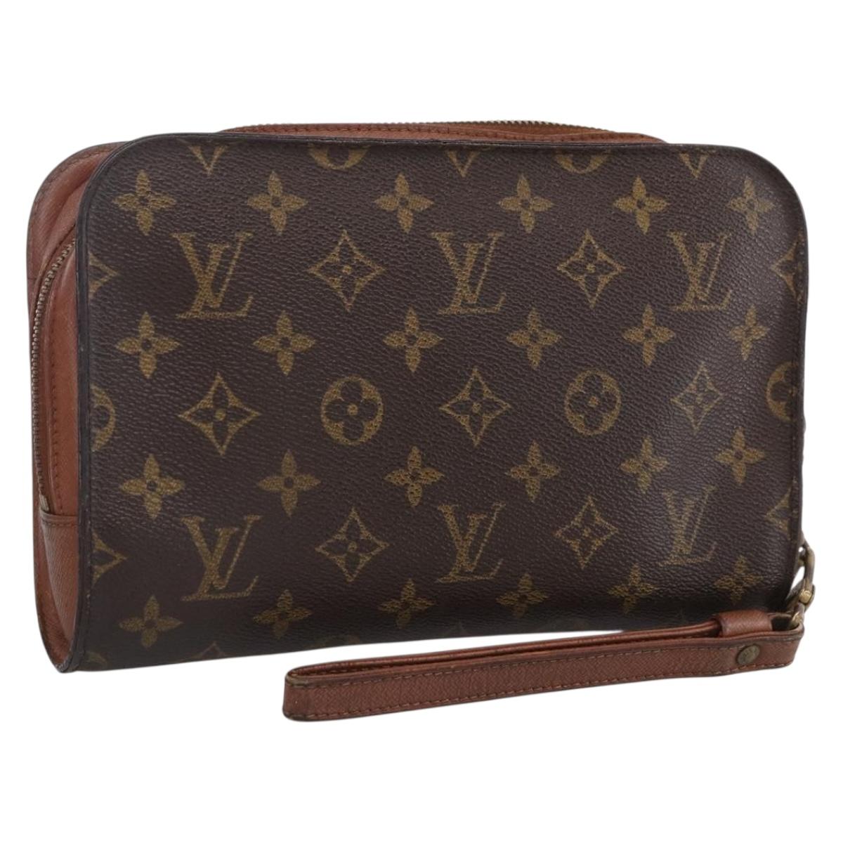 LOUIS VUITTON Monogram Orsay Clutch Bag M51790 LV Auth BA11125