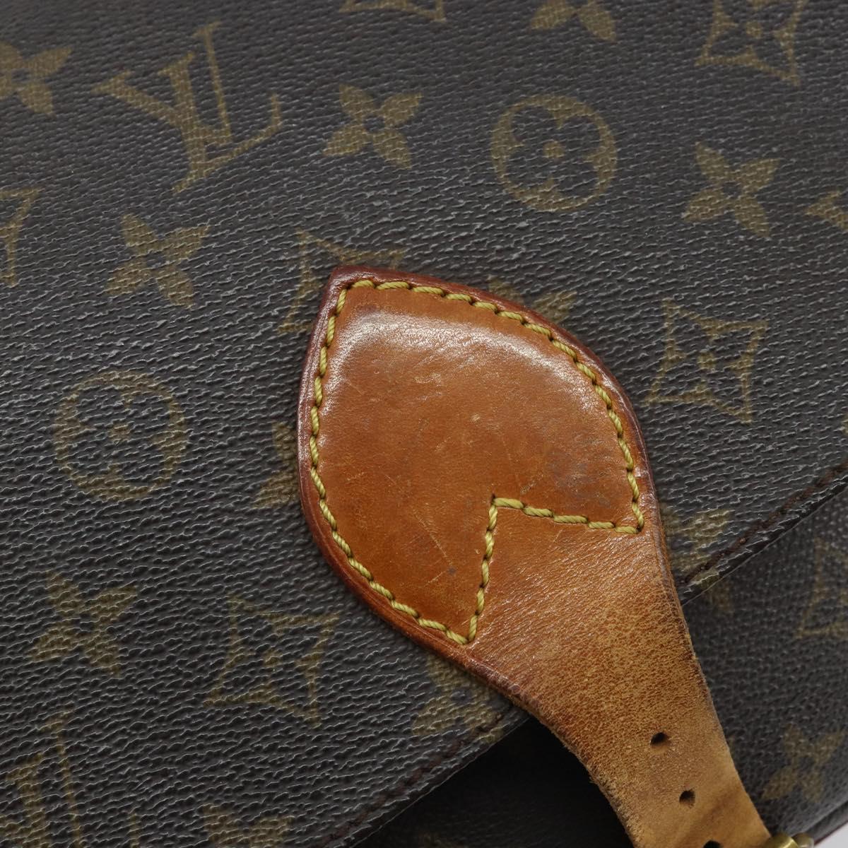 LOUIS VUITTON Monogram Cartouchiere MM Shoulder Bag M51253 LV Auth BA11126