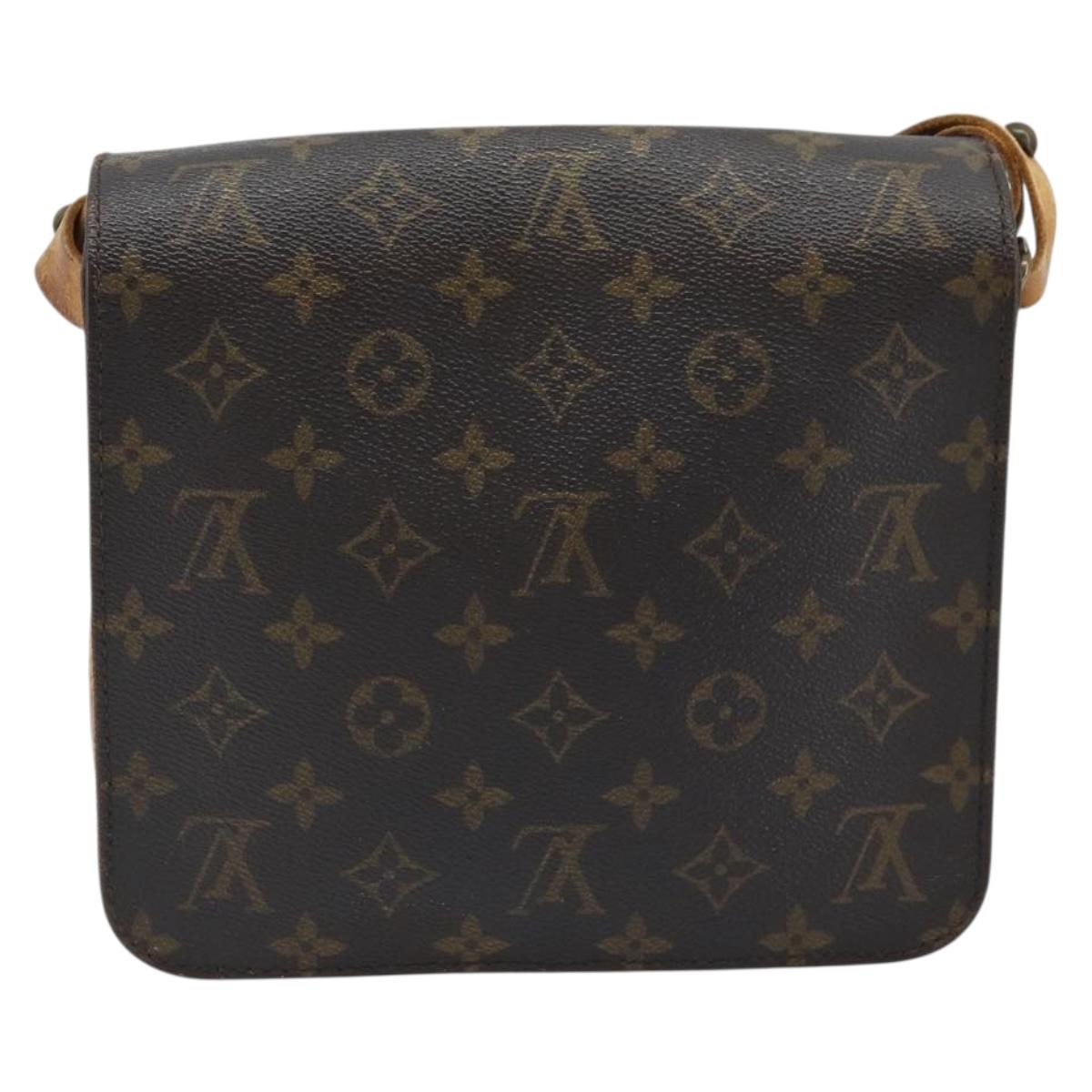 LOUIS VUITTON Monogram Cartouchiere MM Shoulder Bag M51253 LV Auth BA11126