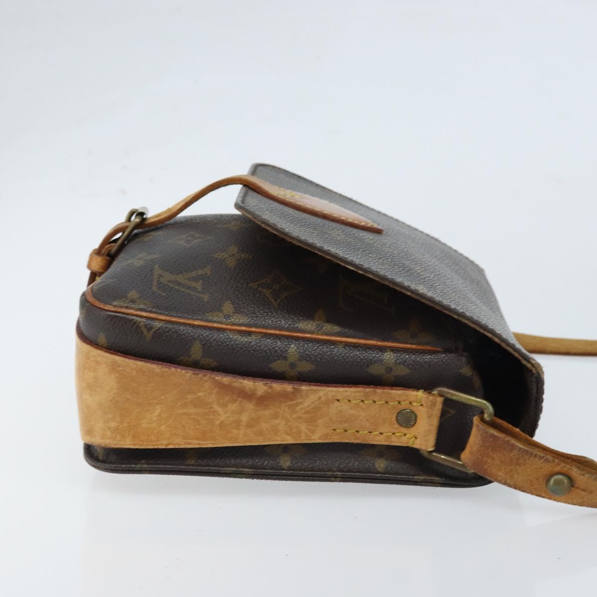 LOUIS VUITTON Monogram Cartouchiere MM Shoulder Bag M51253 LV Auth BA11126