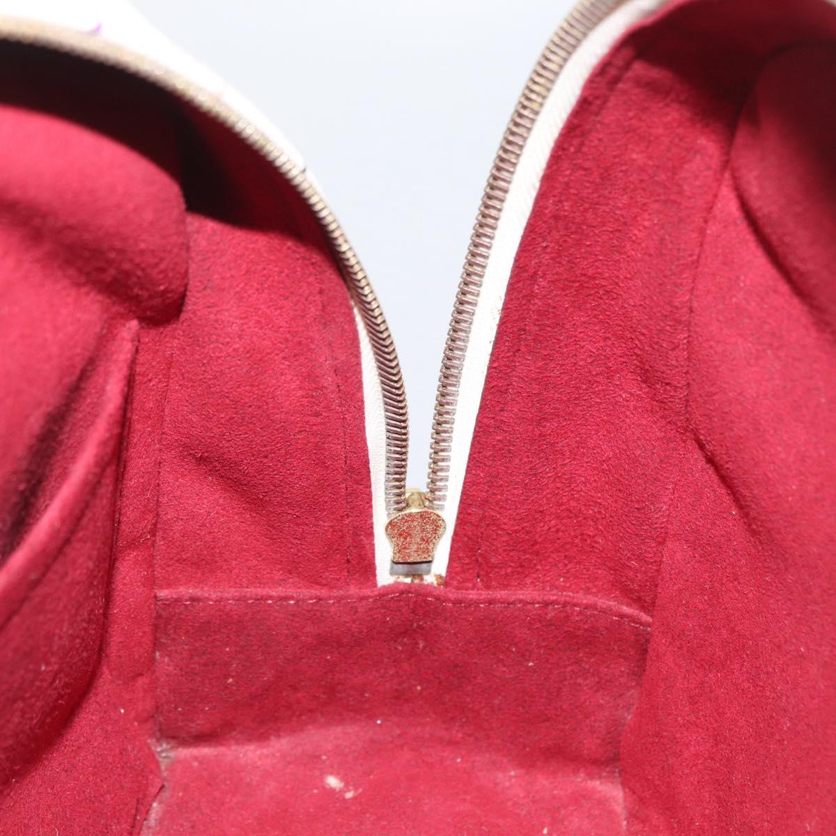 LOUIS VUITTON Monogram Multicolor Trouville Bag White M92663 LV Auth BA11135