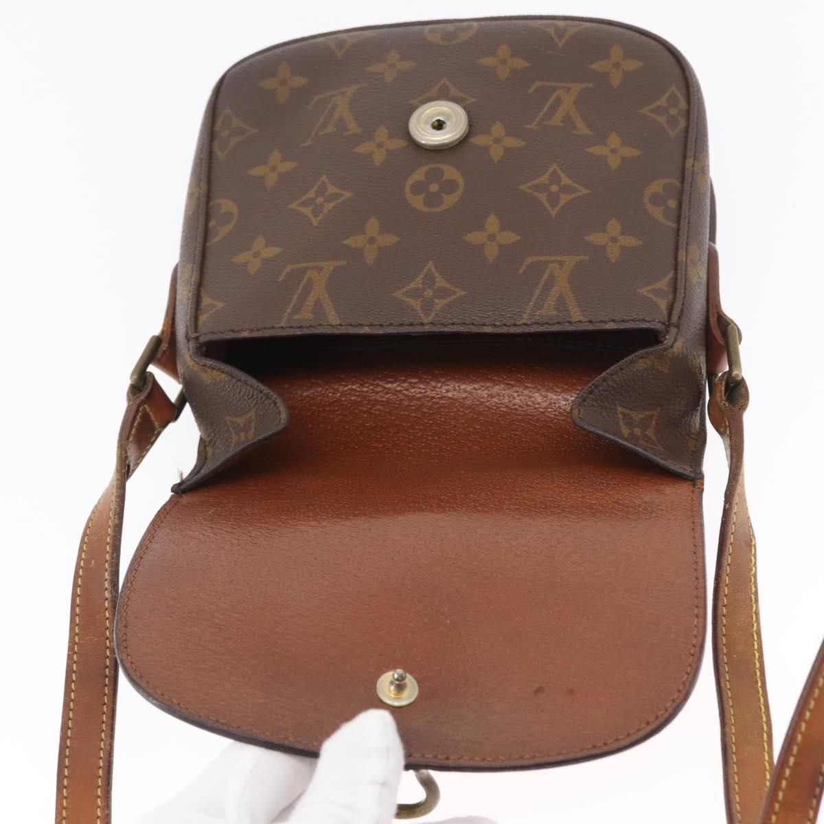 LOUIS VUITTON Monogram Saint Cloud PM Shoulder Bag M51244 LV Auth BA11138