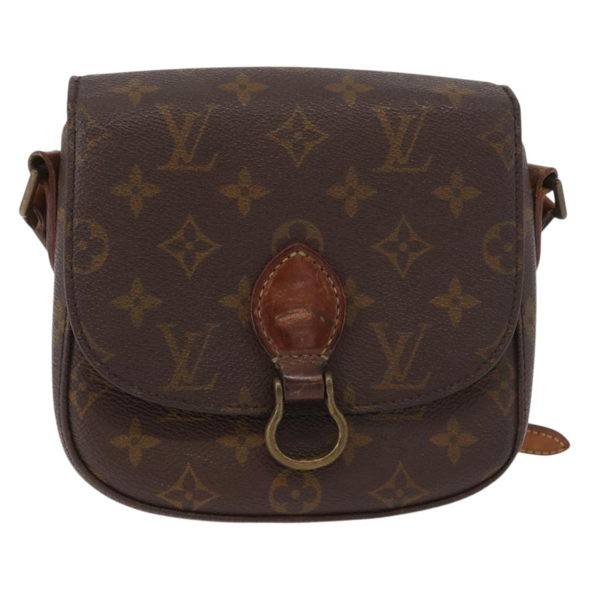 LOUIS VUITTON Monogram Saint Cloud PM Shoulder Bag M51244 LV Auth BA11138