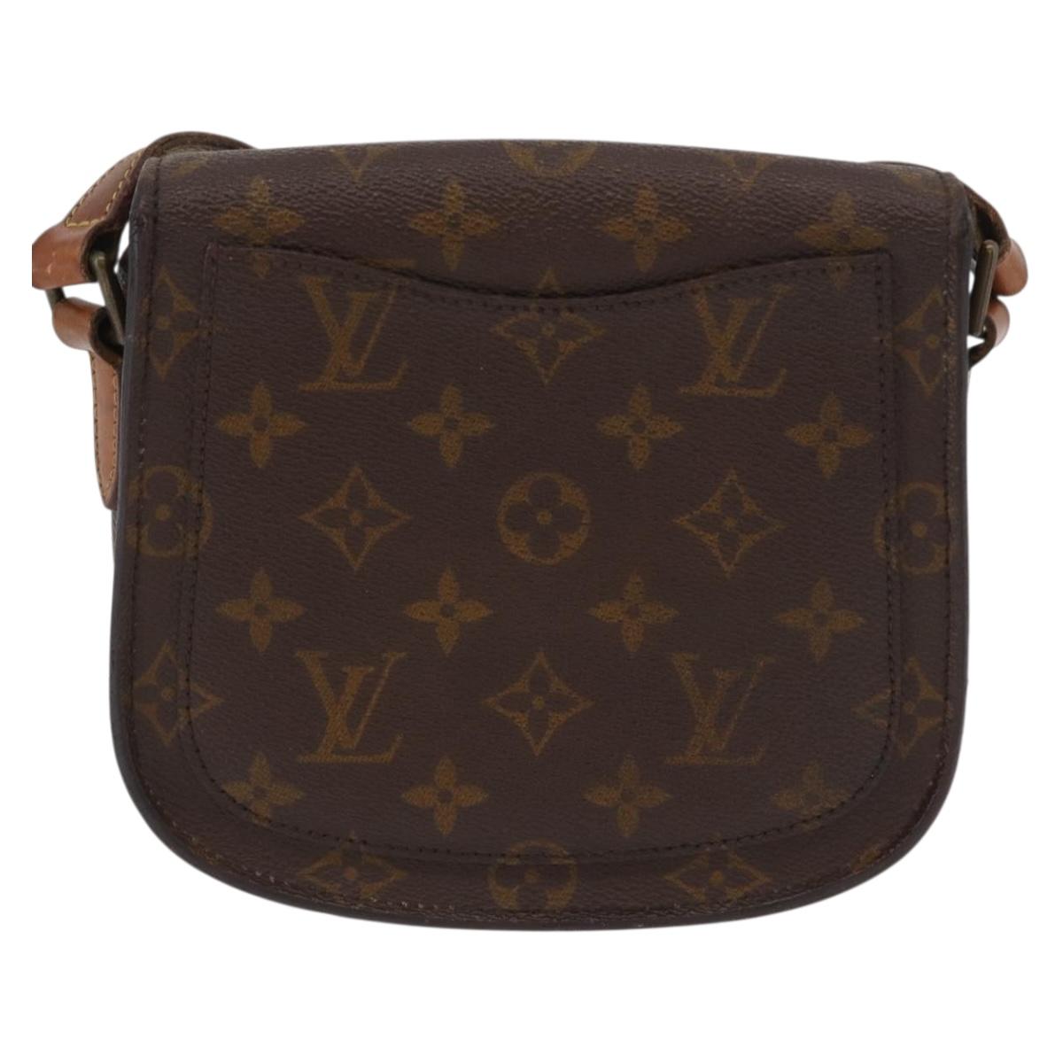 LOUIS VUITTON Monogram Saint Cloud PM Shoulder Bag M51244 LV Auth BA11138