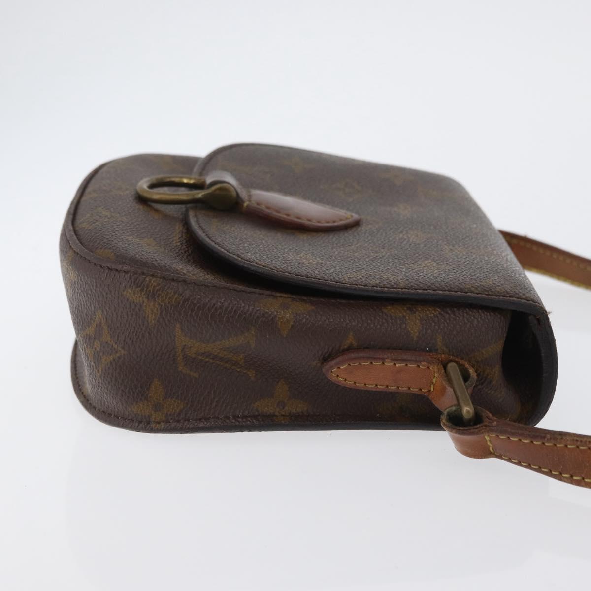 LOUIS VUITTON Monogram Saint Cloud PM Shoulder Bag M51244 LV Auth BA11138