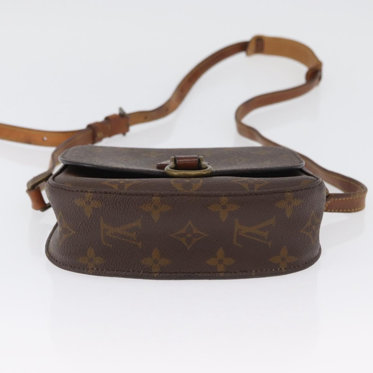 LOUIS VUITTON Monogram Saint Cloud PM Shoulder Bag M51244 LV Auth BA11138