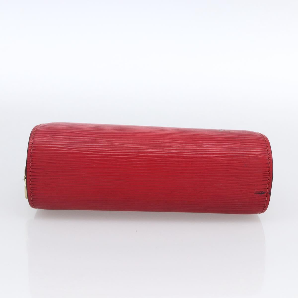 LOUIS VUITTON Epi Dauphine PM Pouch Castilian Red M48447 LV Auth BA11147