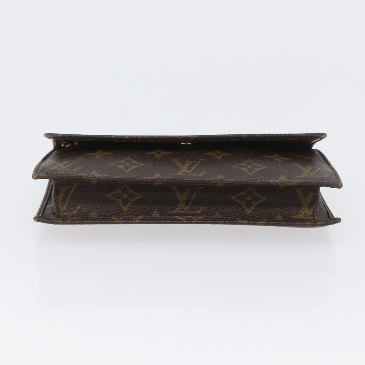 LOUIS VUITTON Monogram Pochette Rabat 20 Clutch Bag M51935 LV Auth BA11156
