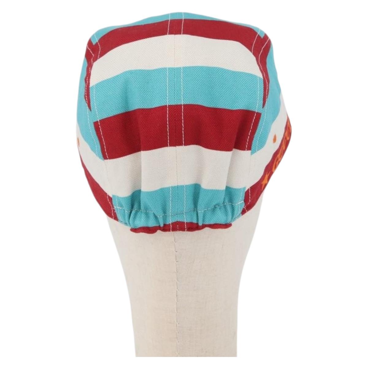 GUCCI GG Canvas Cap S Multicolor 751544 Auth BA11157M