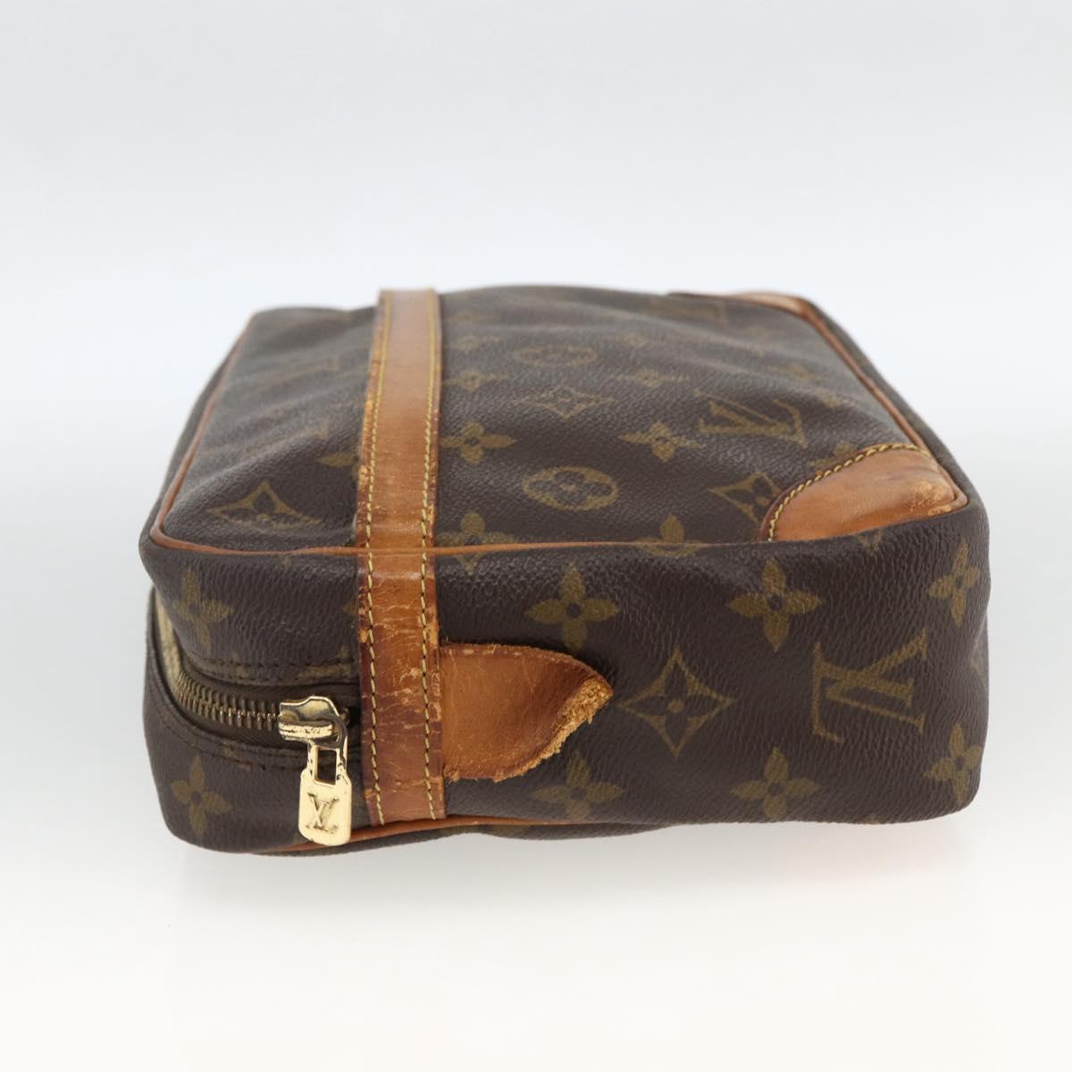 LOUIS VUITTON Monogram Compiegne 28 Clutch Bag M51845 LV Auth BA11183