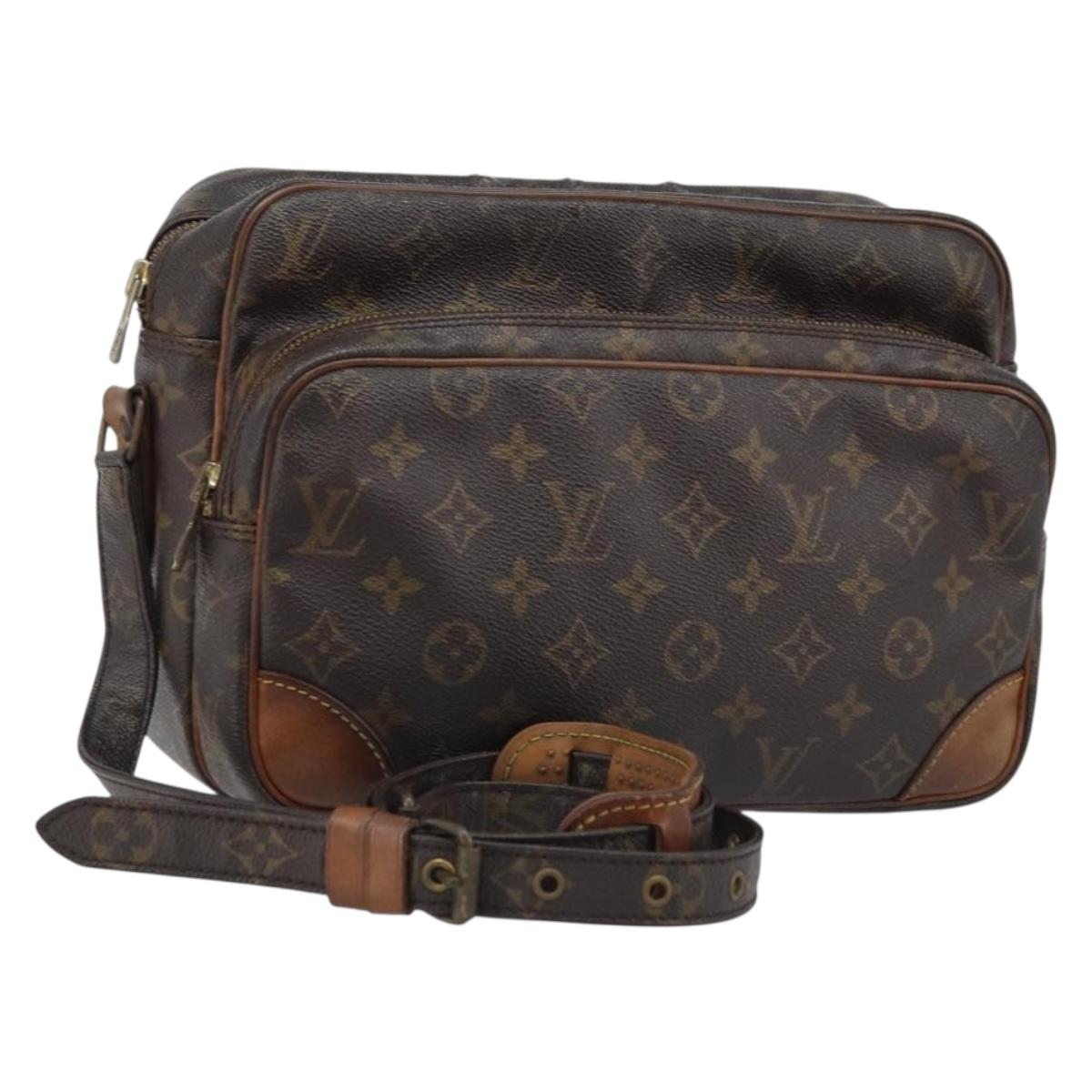 LOUIS VUITTON Monogram Nile Shoulder Bag M45244 LV Auth BA11189