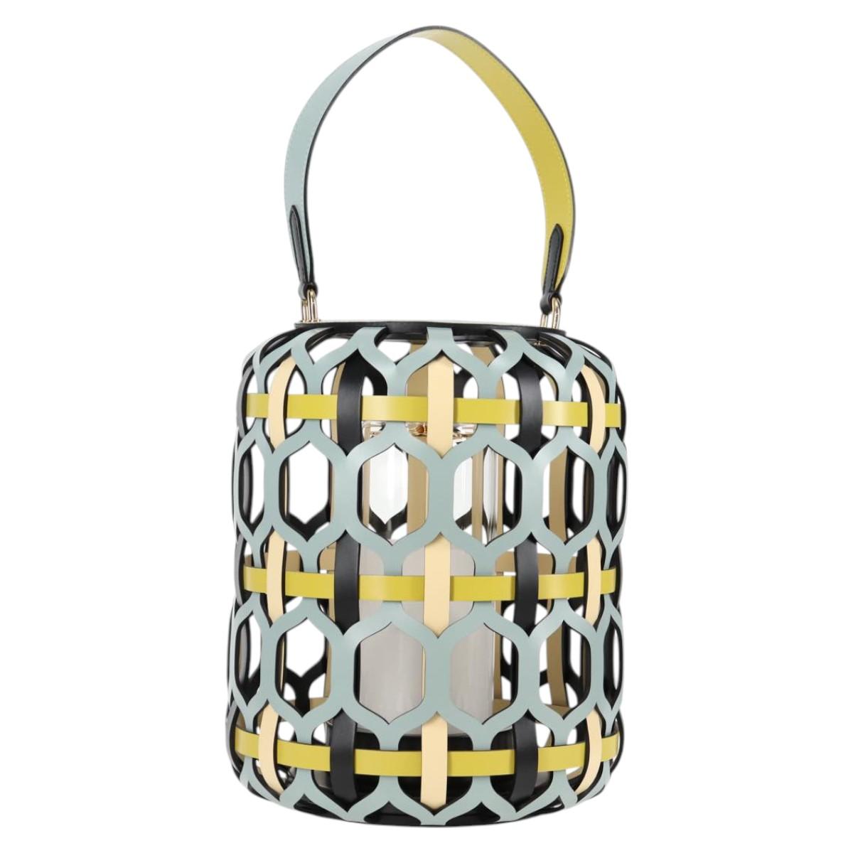 LOUIS VUITTON Lanterne By Zanellato and Bortotto PM Nomad R97254 Auth BA1118SM