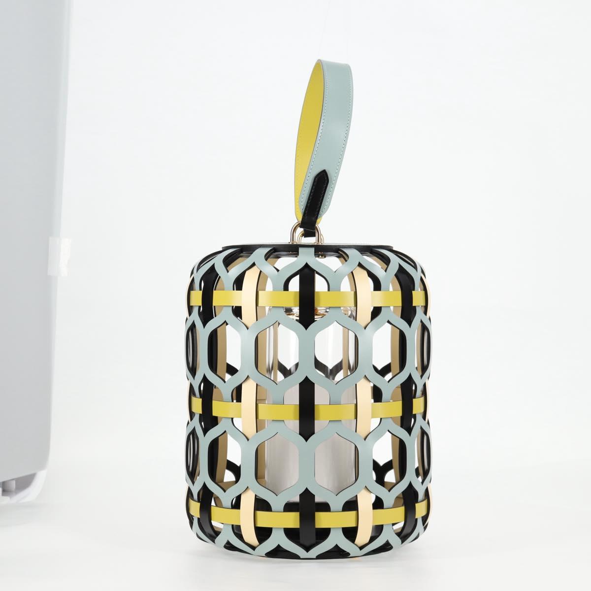 LOUIS VUITTON Lanterne By Zanellato and Bortotto PM Nomad R97254 Auth BA1118SM