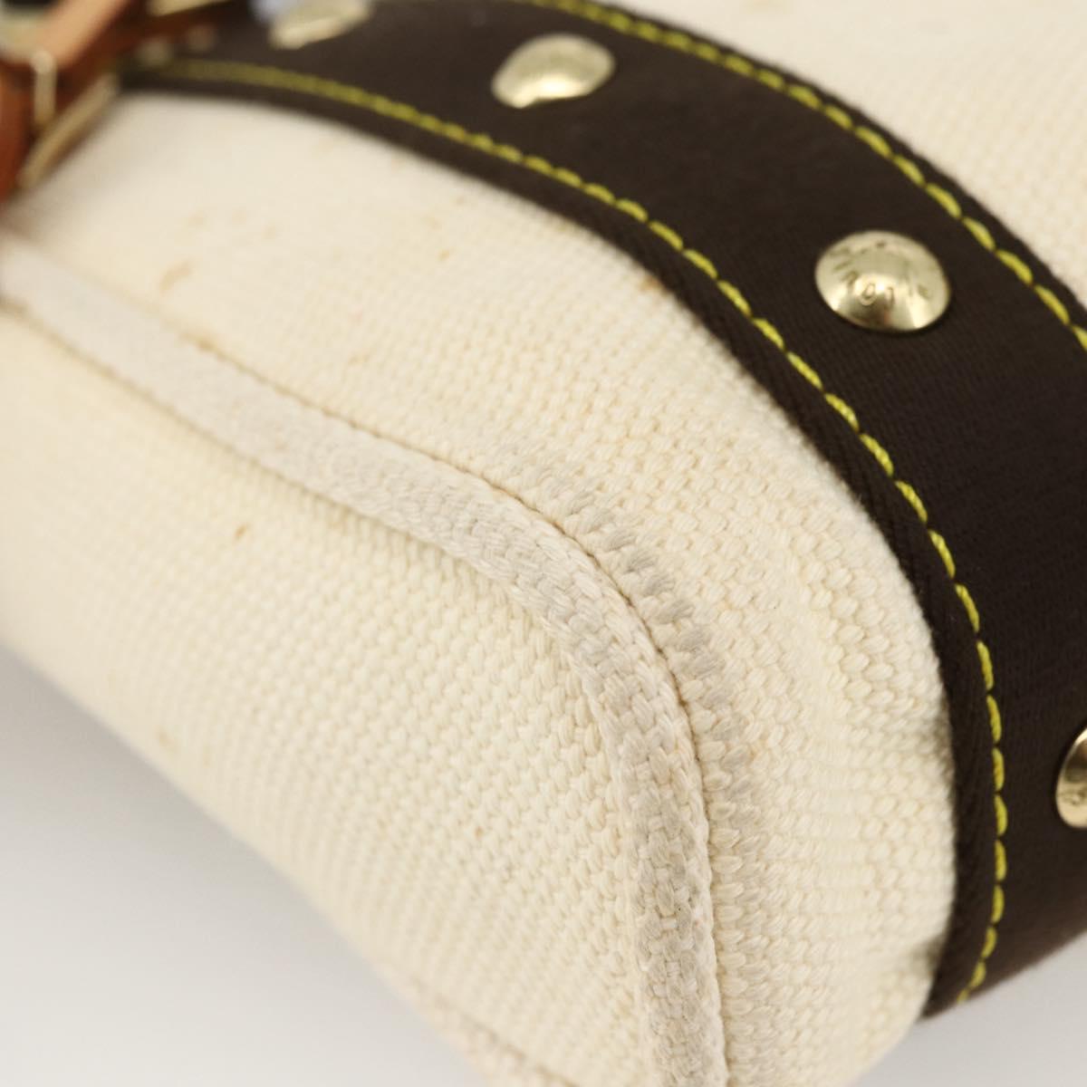 LOUIS VUITTON Antigua Cabas PM Hand Bag Red Beige M40038 LV Auth BA11190