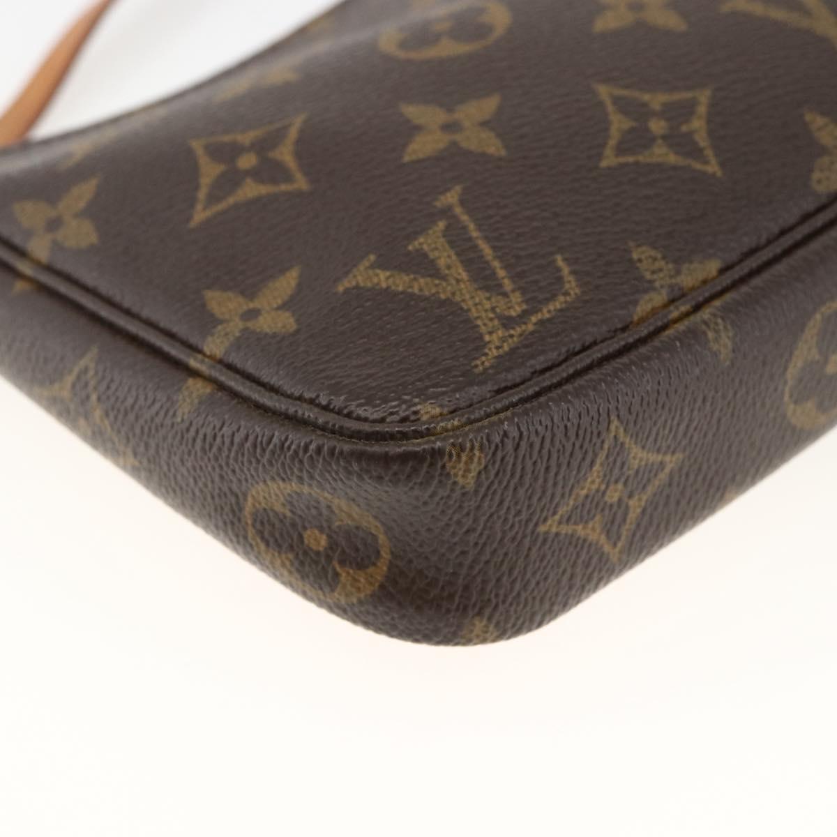 LOUIS VUITTON Monogram Pochette Accessoires Pouch M51980 LV Auth BA11192