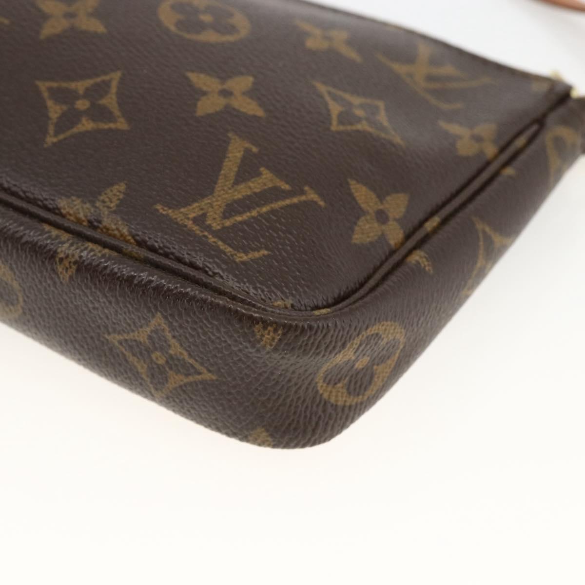 LOUIS VUITTON Monogram Pochette Accessoires Pouch M51980 LV Auth BA11192