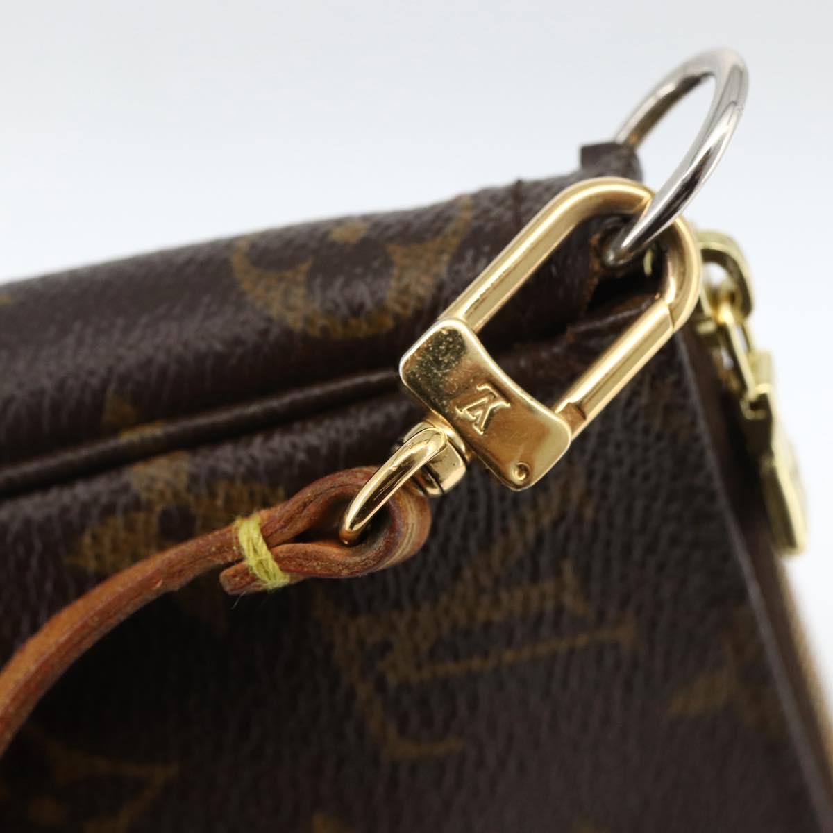 LOUIS VUITTON Monogram Pochette Accessoires Pouch M51980 LV Auth BA11192